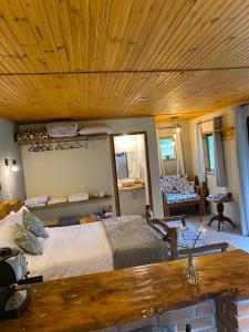 Posezení v ubytování Visconde de Mauá- Chale 7 irmãos