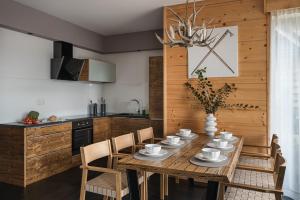 Kuchyň nebo kuchyňský kout v ubytování Apartament nad jeziorem, Czorsztyn - Kluszkowce + 7 fotografií