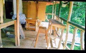 Balkón nebo terasa v ubytování Sierra Tayrona hostel