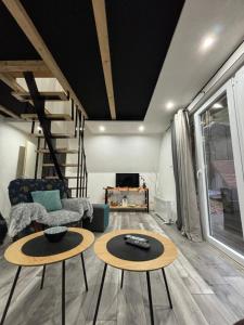 Posezení v ubytování Planinska vila KTM Lisine