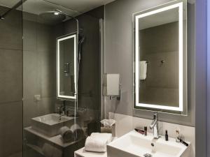 Koupelna v ubytování Novotel Saint-Étienne Centre Gare Châteaucreux