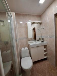 Ένα μπάνιο στο Hotel style apartment-studio