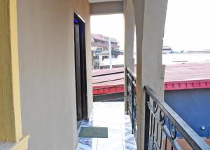 Balkón nebo terasa v ubytování TS luxury apartment