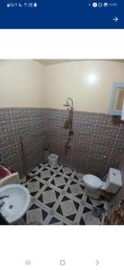 a bathroom with a sink and a toilet at Downtown Apartment in Aswan +21 photos
