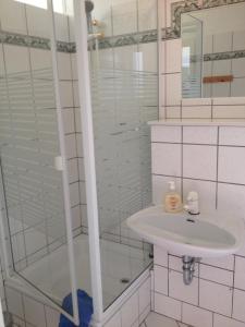 Koupelna v ubytování Ferienwohnung Odessa