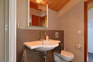 Koupelna v ubytování Chesa Filomela