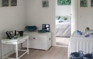 En eller flere senge i et værelse på Nice Home In Slagelse With Wifi