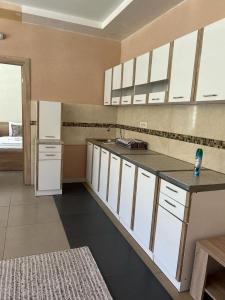 Η κουζίνα ή μικρή κουζίνα στο Hotel Aldi