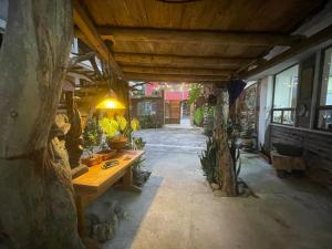 Vườn quanh Exedra de Galeria Cafe. Mindo- Ecuador