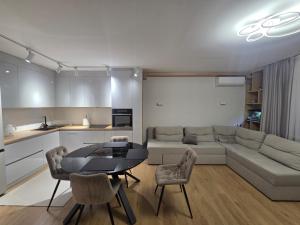 Kuchyň nebo kuchyňský kout v ubytování Petru Rares Residence