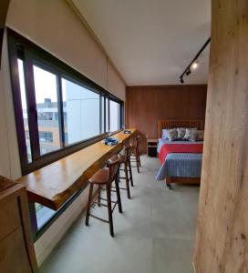 Ένα ή περισσότερα κρεβάτια σε δωμάτιο στο North Bay Dolphins