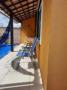 Sân trong/khu vực ngoài trời tại Aconchego de vó