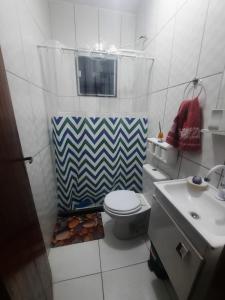 Koupelna v ubytování Aconchego de vó + 14 fotografií