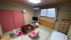 Μια τηλεόραση ή/και κέντρο ψυχαγωγίας στο 和の家 縁en 白馬へアクセス良好