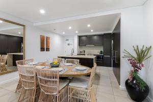 Kuchyň nebo kuchyňský kout v ubytování Soluna Stayz