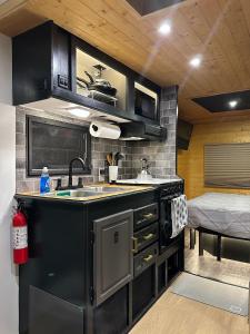 Køkken eller tekøkken på Catskill and Chill