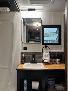 Køkken eller tekøkken på Catskill and Chill