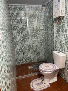 Koupelna v ubytování La Morada + 6 fotografií