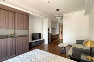 Μια τηλεόραση ή/και κέντρο ψυχαγωγίας στο BKK1 special luxury japanroom Agile Sky Residence hotel