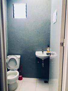 Koupelna v ubytování Kubli