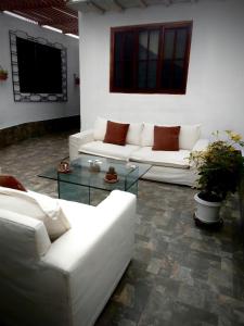 Χώρος καθιστικού στο Suspiros de arica