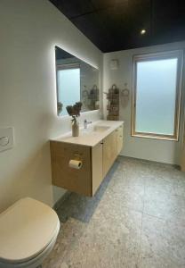 Ένα μπάνιο στο Arkitektonisk Refugium Ved Nordsjællands Kyst