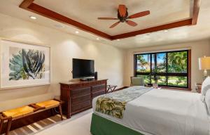 TV/trung tâm giải trí tại Kaanapali Alii 1 Bedroom Garden-Mountain View