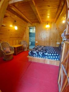 Χώρος καθιστικού στο Tree Hub Jibhi