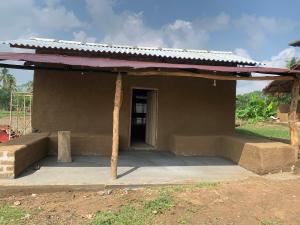 Το κτήριο όπου στεγάζεται  το κατάλυμα σε φάρμα