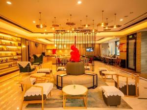 Χώρος καθιστικού στο Jinjiang Inn Select Shihezi East Ring Road