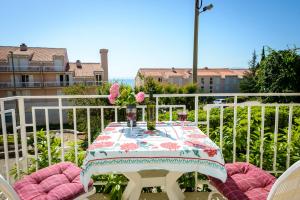 Balkón nebo terasa v ubytování Fisherman's Guest house Galeb