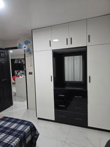 Køkken eller tekøkken på Raiwai homestay