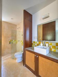 Ένα μπάνιο στο Villa San Bruno