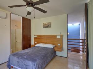 Ένα ή περισσότερα κρεβάτια σε δωμάτιο στο Villa San Bruno