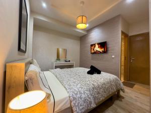 Postel nebo postele na pokoji v ubytování Appartement Luxueux, 2 chambres, à 300m de la Gare de train