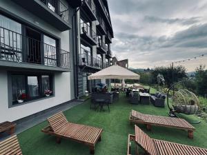 Zahrada ubytování Salut