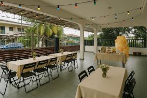 Restaurace v ubytování BNB Cozy Homestay @ Bdr Country Homes (Corner Hse)