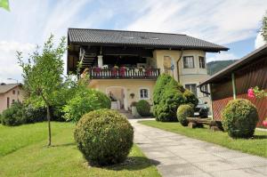 Vonkajšia záhrada v ubytovaní Landhaus Tritscher