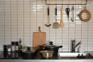 Kuchyň nebo kuchyňský kout v ubytování mizuki natural villa Garden + 33 fotografií