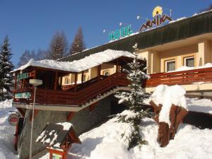 Hotel Arnika v zimě
