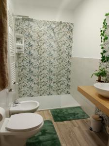 Koupelna v ubytování La casa di mamma + 53 fotografií