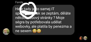 a screenshot of a cell phone with a text message at Aparmán Tester 22 in Olsztyn