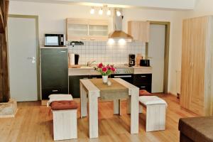Küche/Küchenzeile in der Unterkunft Ferienwohnung Im Bürgermeisterhaus