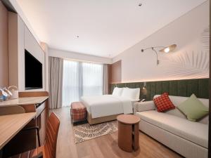 Posezení v ubytování Hilton Garden Inn Chengdu East Railway Station