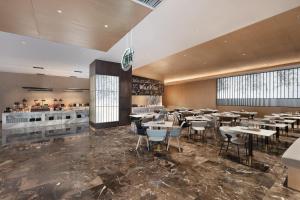 Restaurace v ubytování Wanda Moments Neo, Shijiazhuang Chang'an