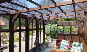 Zahrada ubytování Ferienhaus "Am Gutspark"