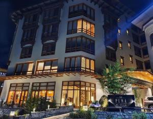 una representación de la fachada de un hotel en The Pema by Realm, en Thimphu