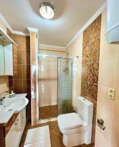 Koupelna v ubytování Amasra Doğa Apart