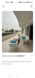 Posezení v ubytování Vacances de rêve + 4 fotografie