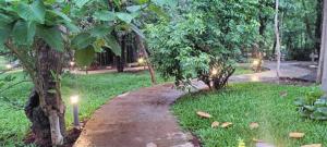 Κήπος έξω από το Aranyak Nature Retreat